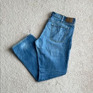 Old Navy Blue Straight Jeans Classic Style (Size: 38x34)